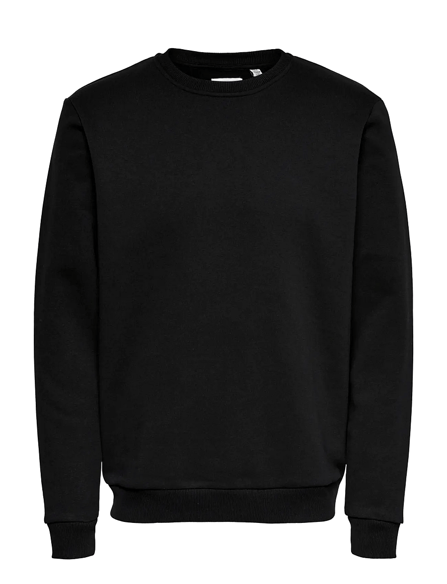 ONLY & SONS - ONSCERES CREW NECK NOOS - sweats - black - 1