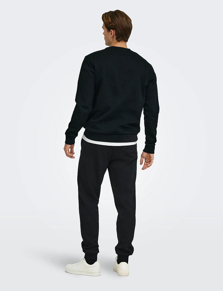 ONLY & SONS - ONSCERES CREW NECK NOOS - sweatshirts - black - 3