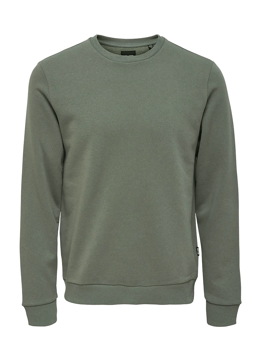 ONLY & SONS - ONSCERES CREW NECK NOOS - kollektionen - castor gray - 1