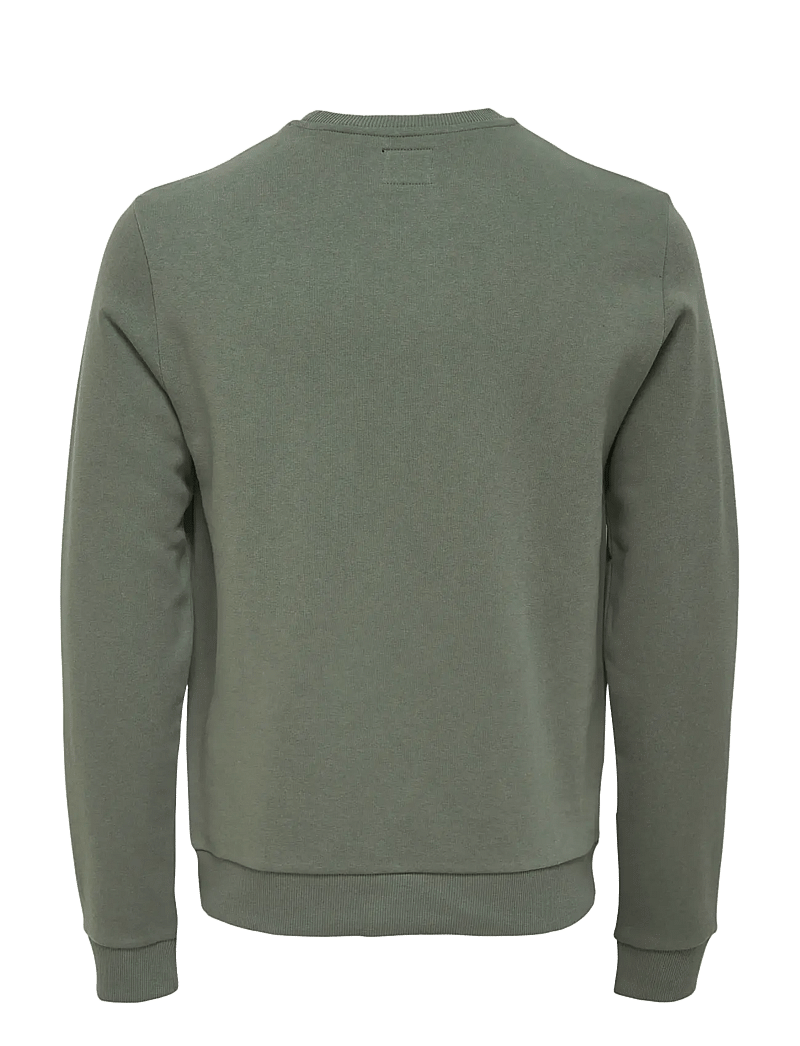 ONLY & SONS - ONSCERES CREW NECK NOOS - kollektsioonid - castor gray - 2