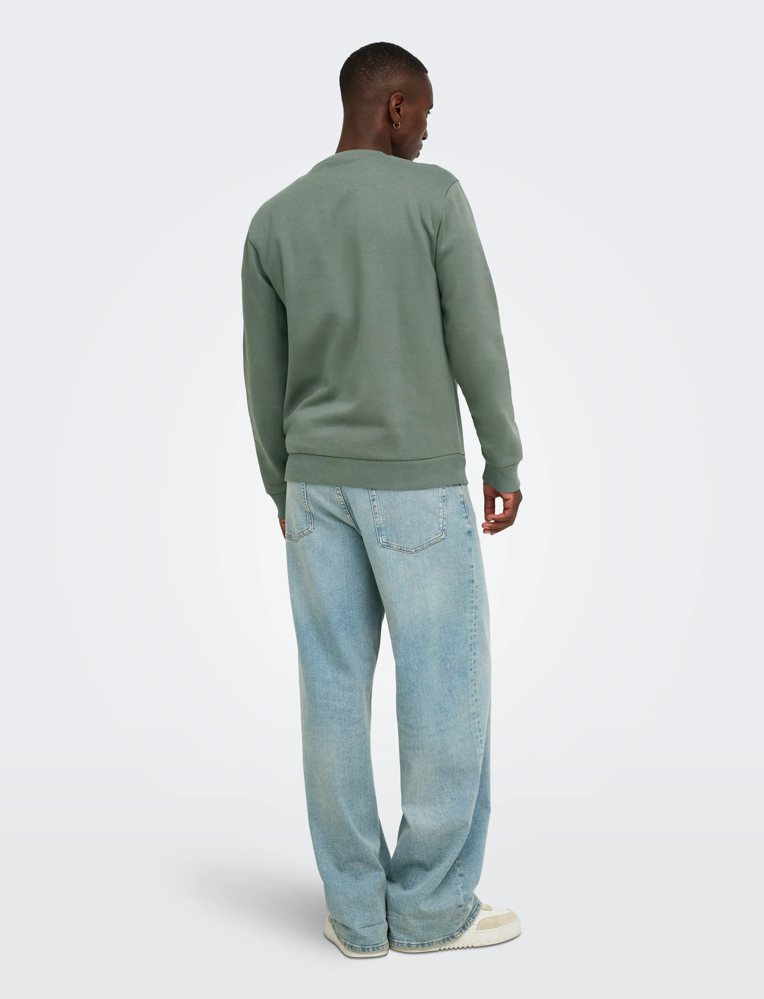 ONLY & SONS - ONSCERES CREW NECK NOOS - kollektioner - castor gray - 3
