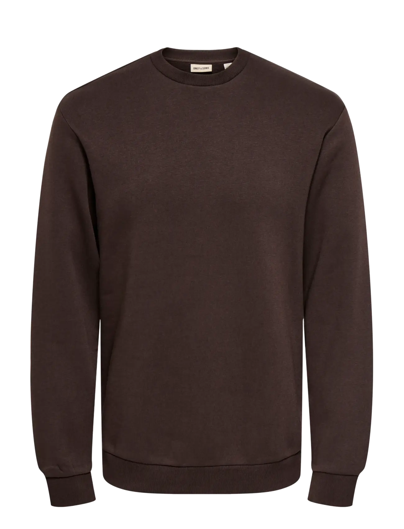 ONLY & SONS - ONSCERES CREW NECK NOOS - sweatshirts - coffee bean - 1
