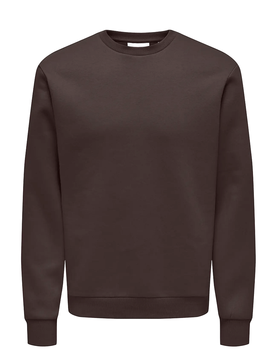 ONLY & SONS - ONSCERES CREW NECK NOOS - kollektioner - coffee bean - 0