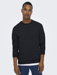 ONLY & SONS - ONSCERES CREW NECK NOOS - lowest prices - dark navy - 4