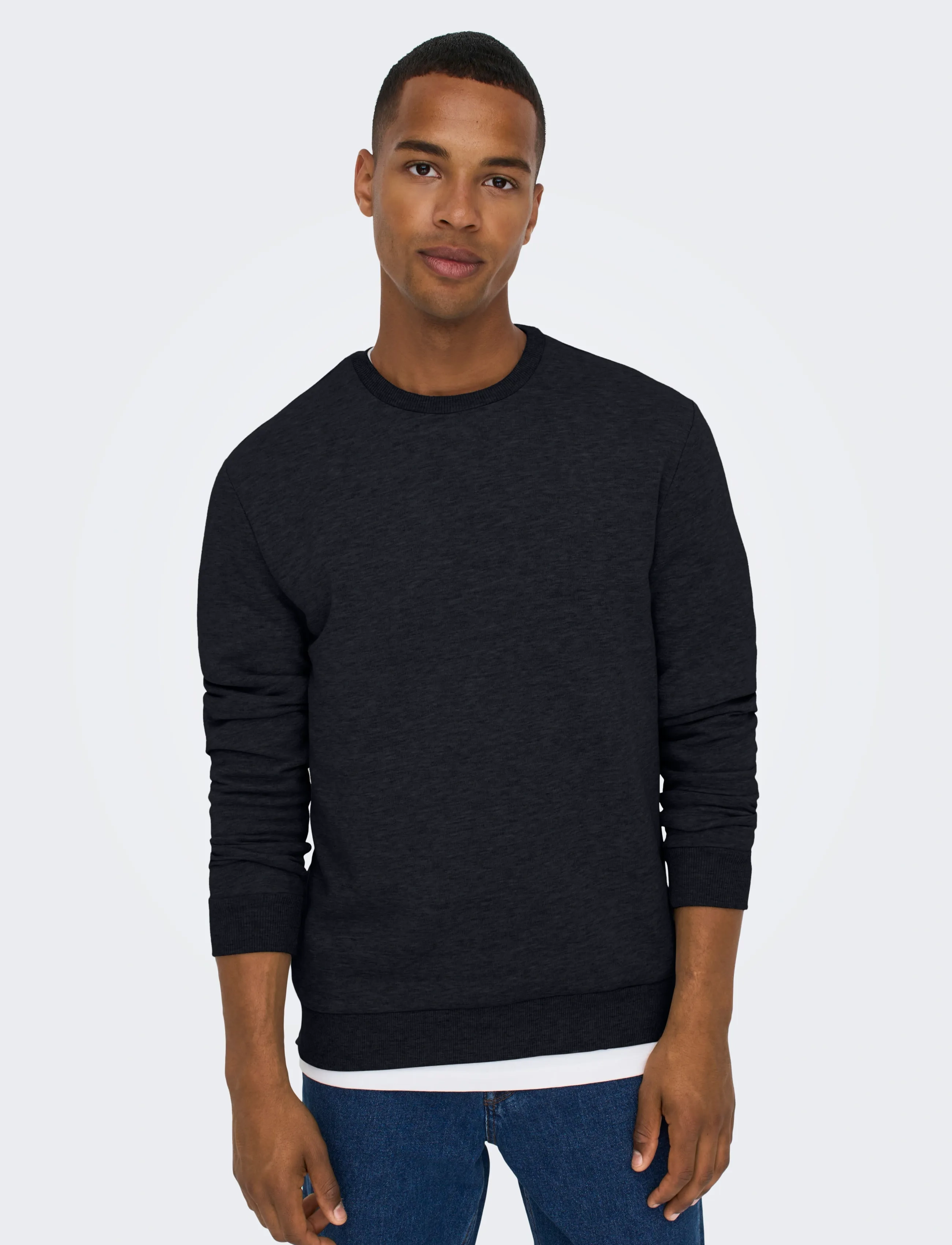 ONLY & SONS - ONSCERES CREW NECK NOOS - kollektioner - dark navy - 4