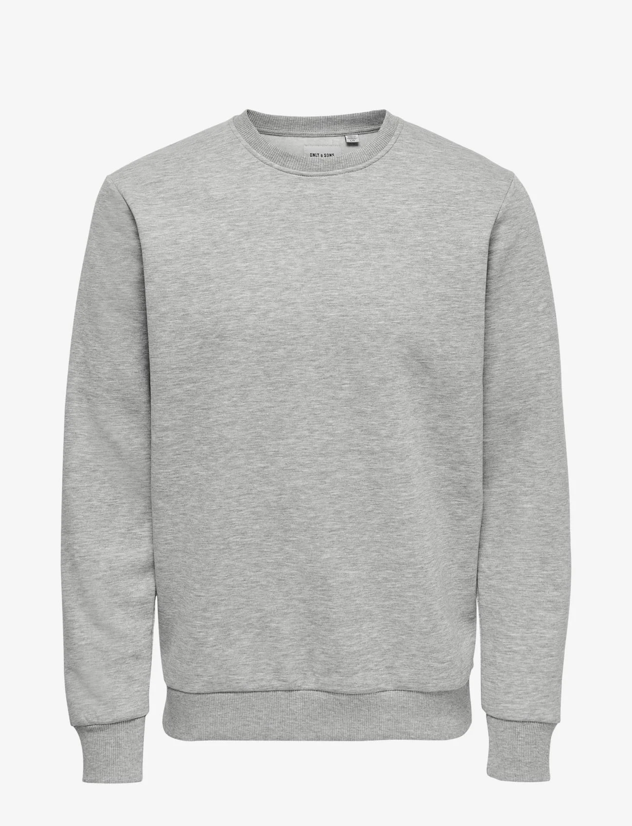 ONLY & SONS - ONSCERES CREW NECK NOOS - sweatshirts - light grey melange - 1