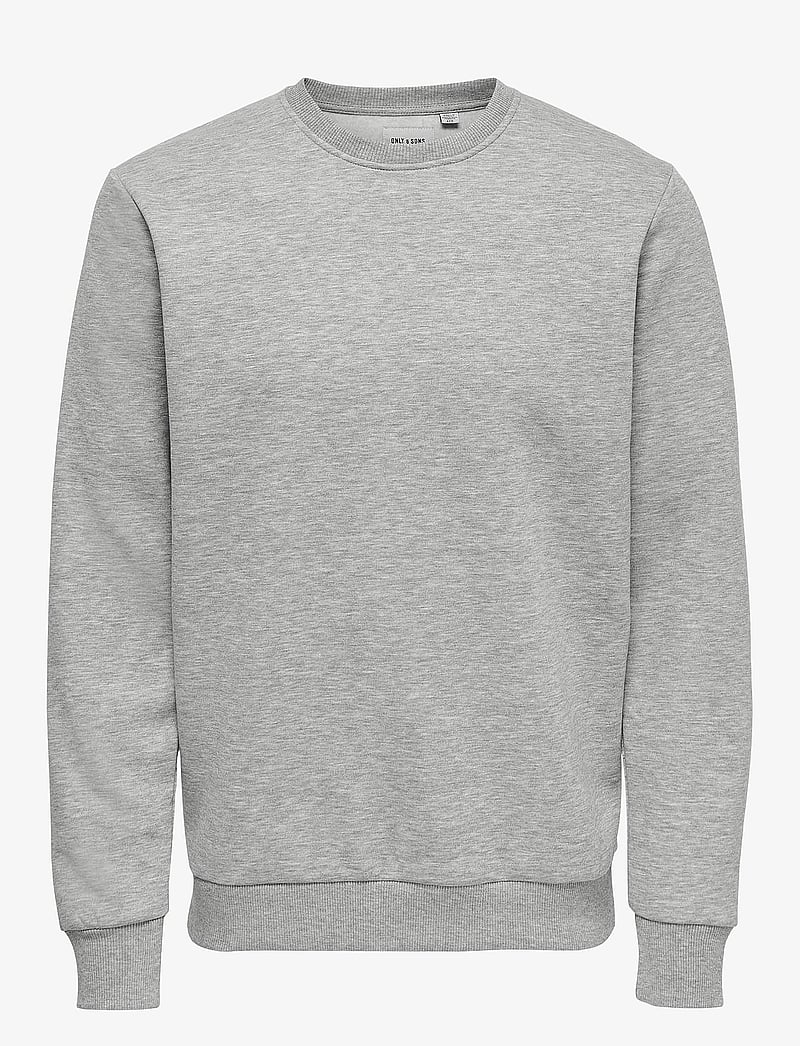 ONLY & SONS - ONSCERES CREW NECK NOOS - kollektionen - light grey melange - 1