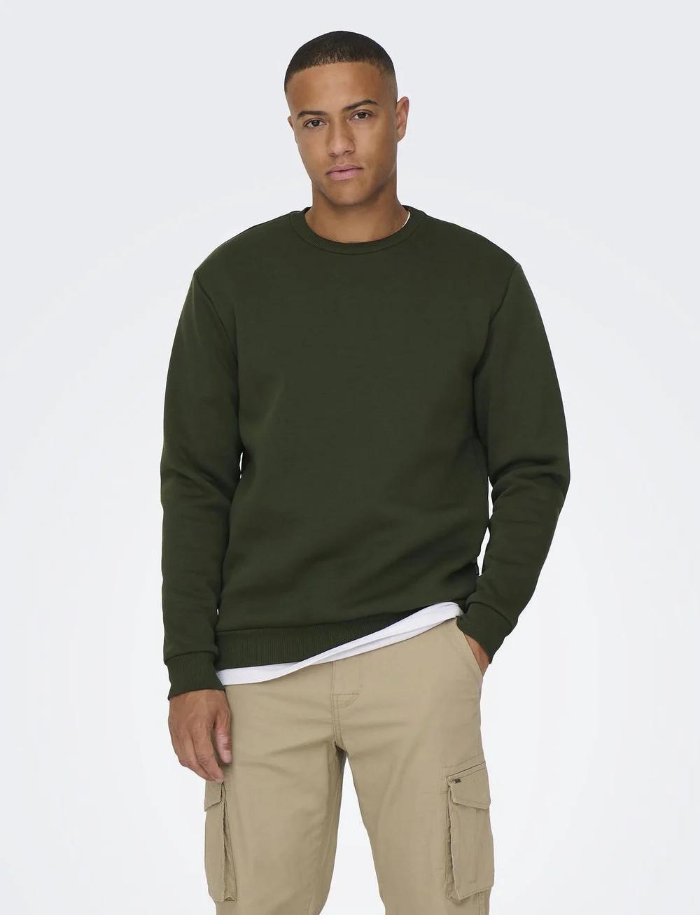 ONLY & SONS - ONSCERES LIFE CREW NECK - kollektsioonid - rosin - 0