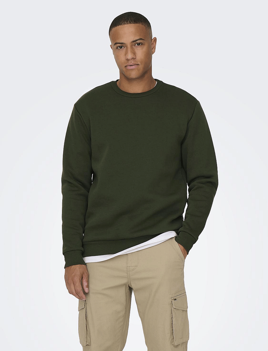 ONLY & SONS - ONSCERES CREW NECK NOOS - kollektioner - rosin - 0