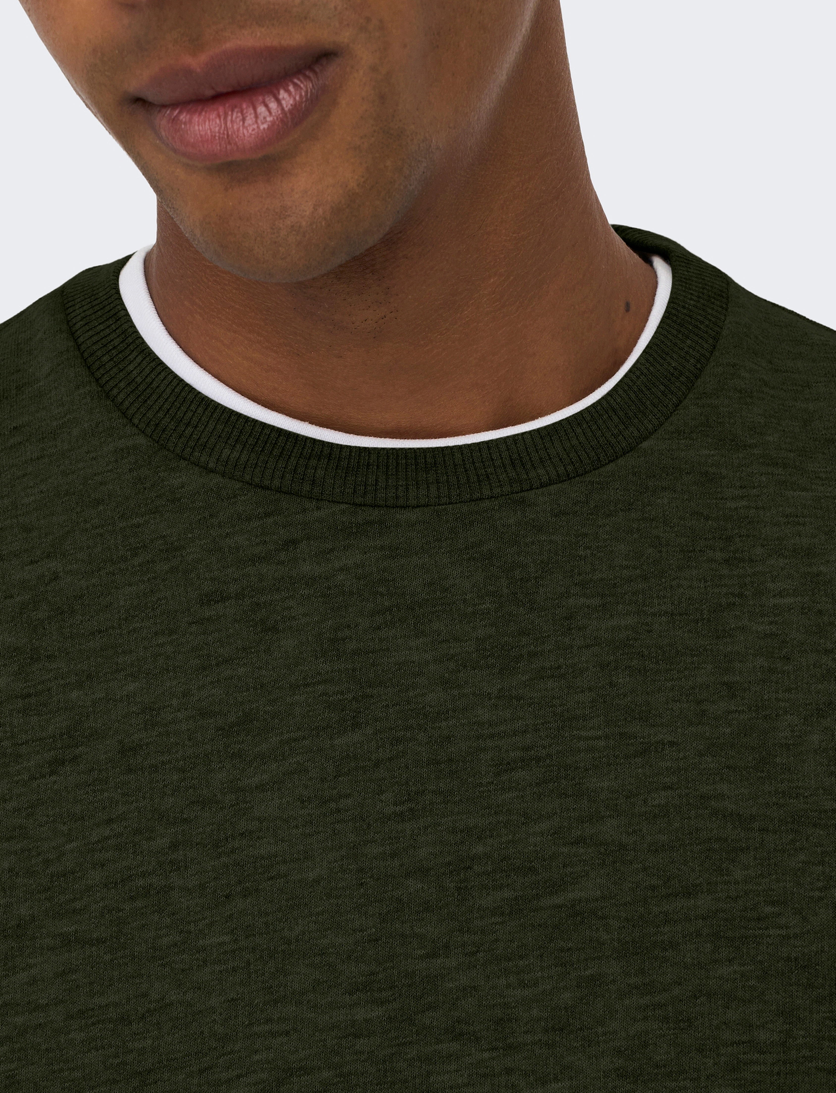 ONLY & SONS - ONSCERES CREW NECK NOOS - kollektioner - rosin - 4
