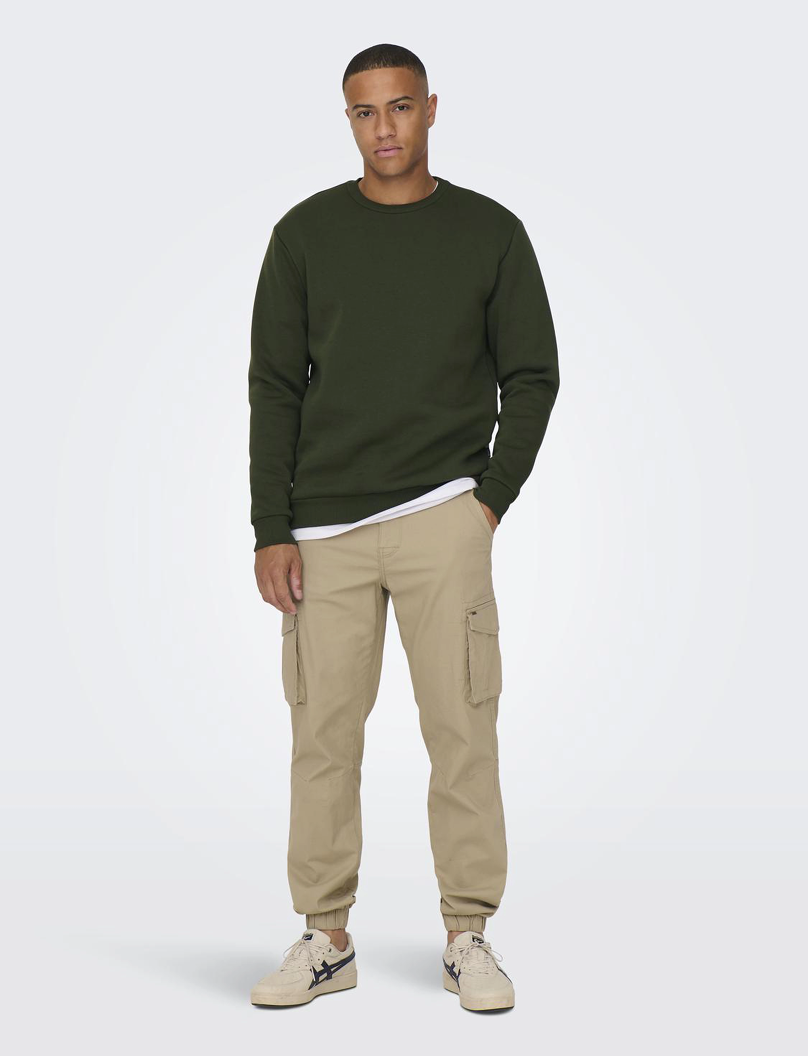 ONLY & SONS - ONSCERES CREW NECK NOOS - kollektioner - rosin - 5