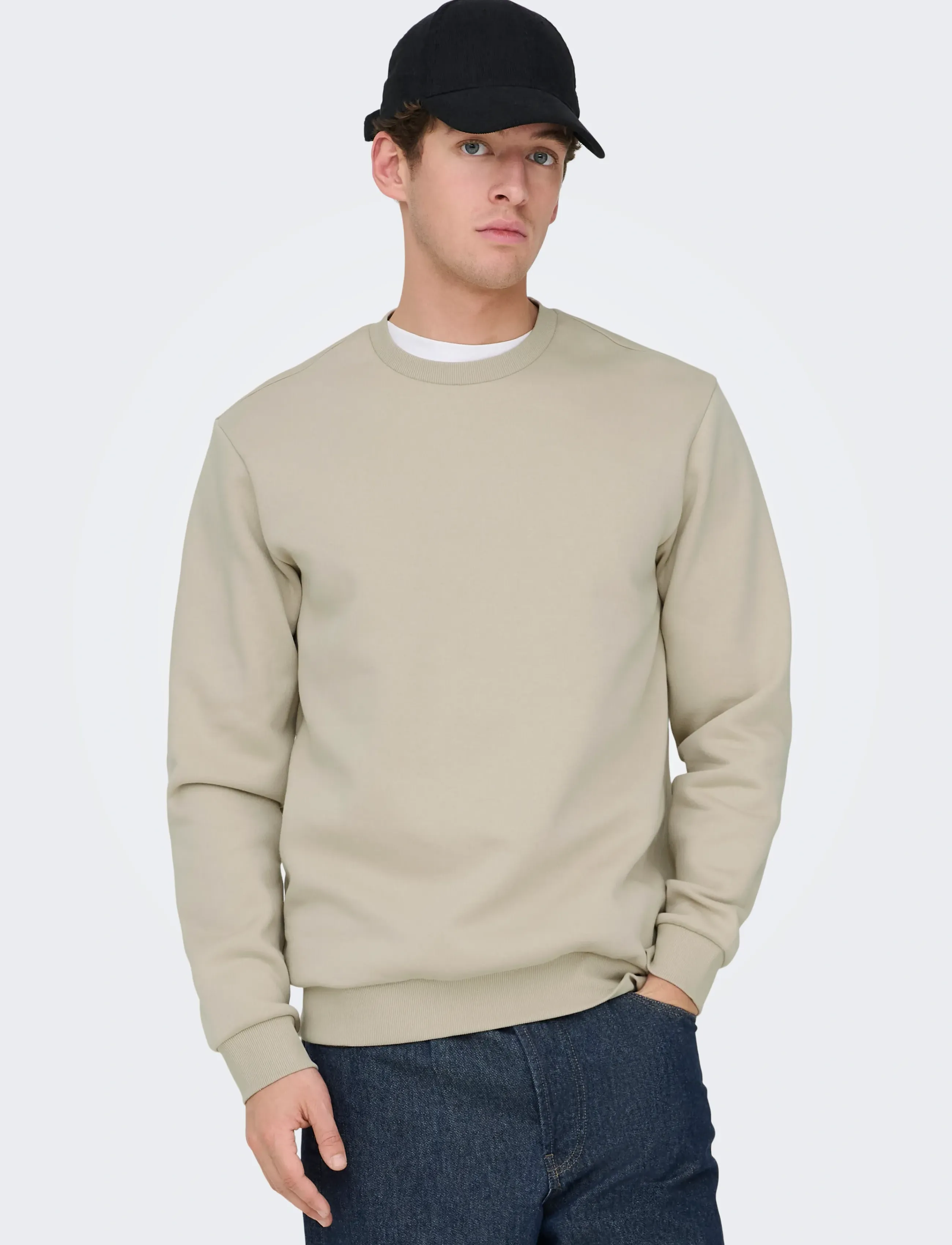 ONLY & SONS Onsceres Crew Neck Noos sweatshirts herr – bild 6