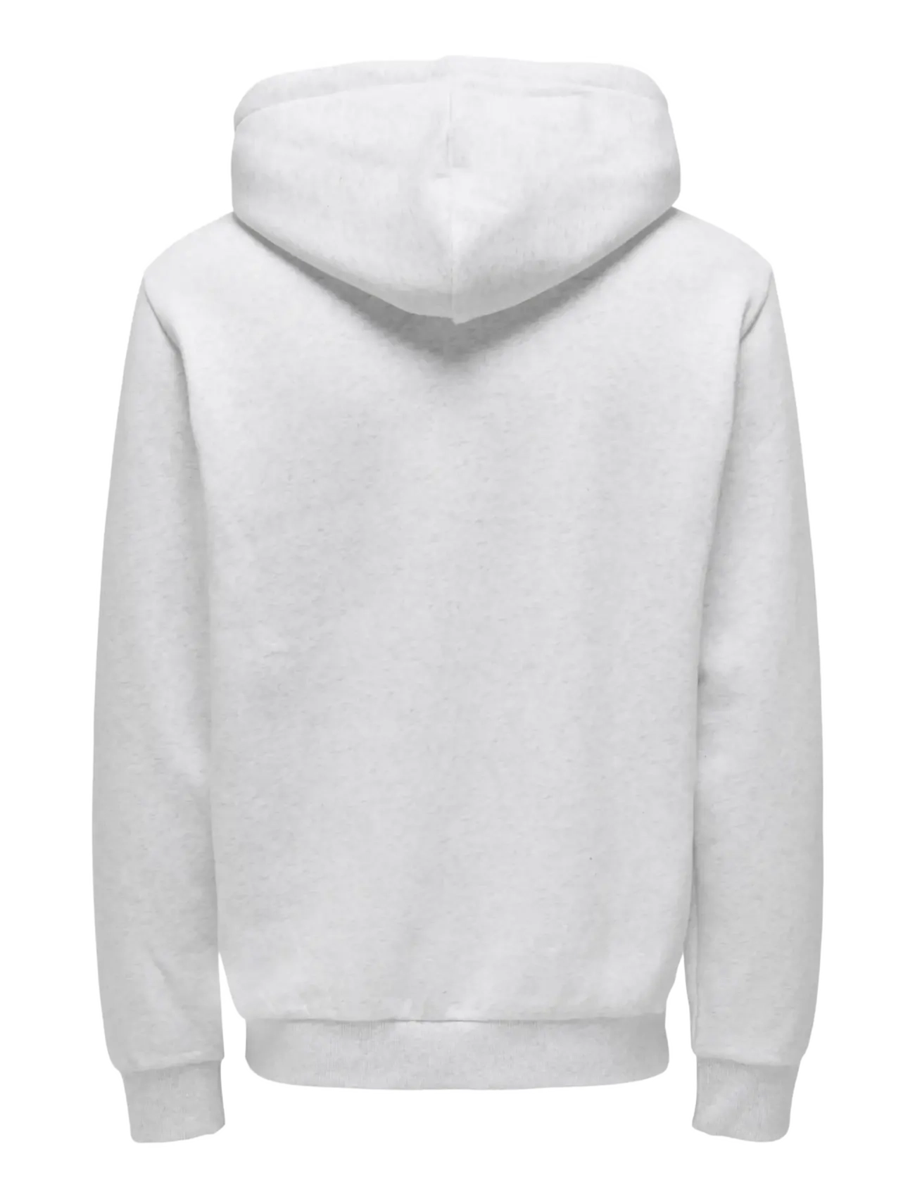 ONLY & SONS - ONSCERES ZIP THR. HOODIE SWEAT NOOS - bluzy z kapturem - super light grey melange - 2