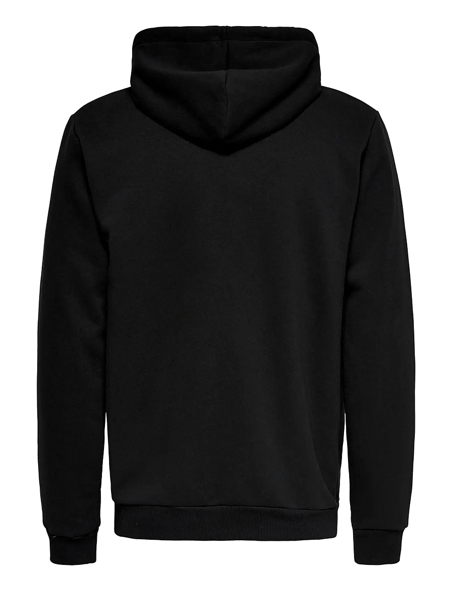 ONLY & SONS - ONSCERES ZIP THR. HOODIE SWEAT NOOS - hoodies - black - 2