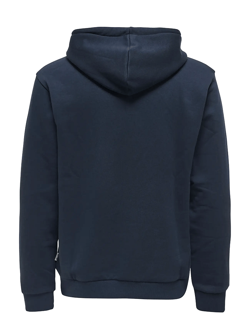 ONLY & SONS - ONSCERES ZIP THR. HOODIE SWEAT NOOS - kapuzenpullover - blue nights - 2