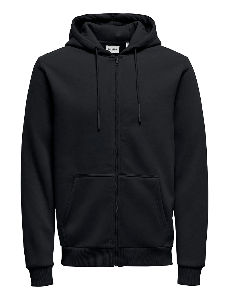ONLY & SONS - ONSCERES ZIP THR. HOODIE SWEAT NOOS - hættetrøjer - dark navy - 1