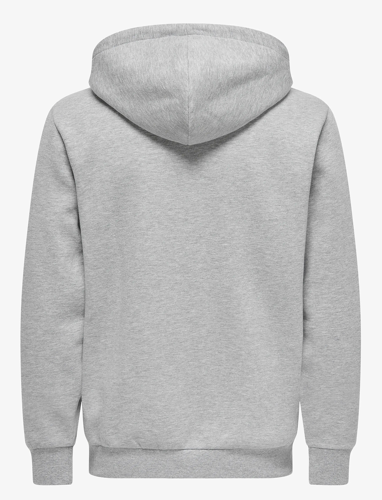 ONLY & SONS - ONSCERES ZIP THR. HOODIE SWEAT NOOS - hoodies - light grey melange - 2