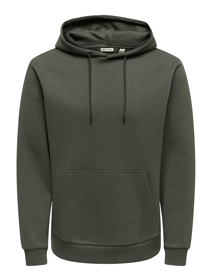 ONLY & SONS - ONSCERES HOODIE SWEAT NOOS - kapuzenpullover - beluga - 1