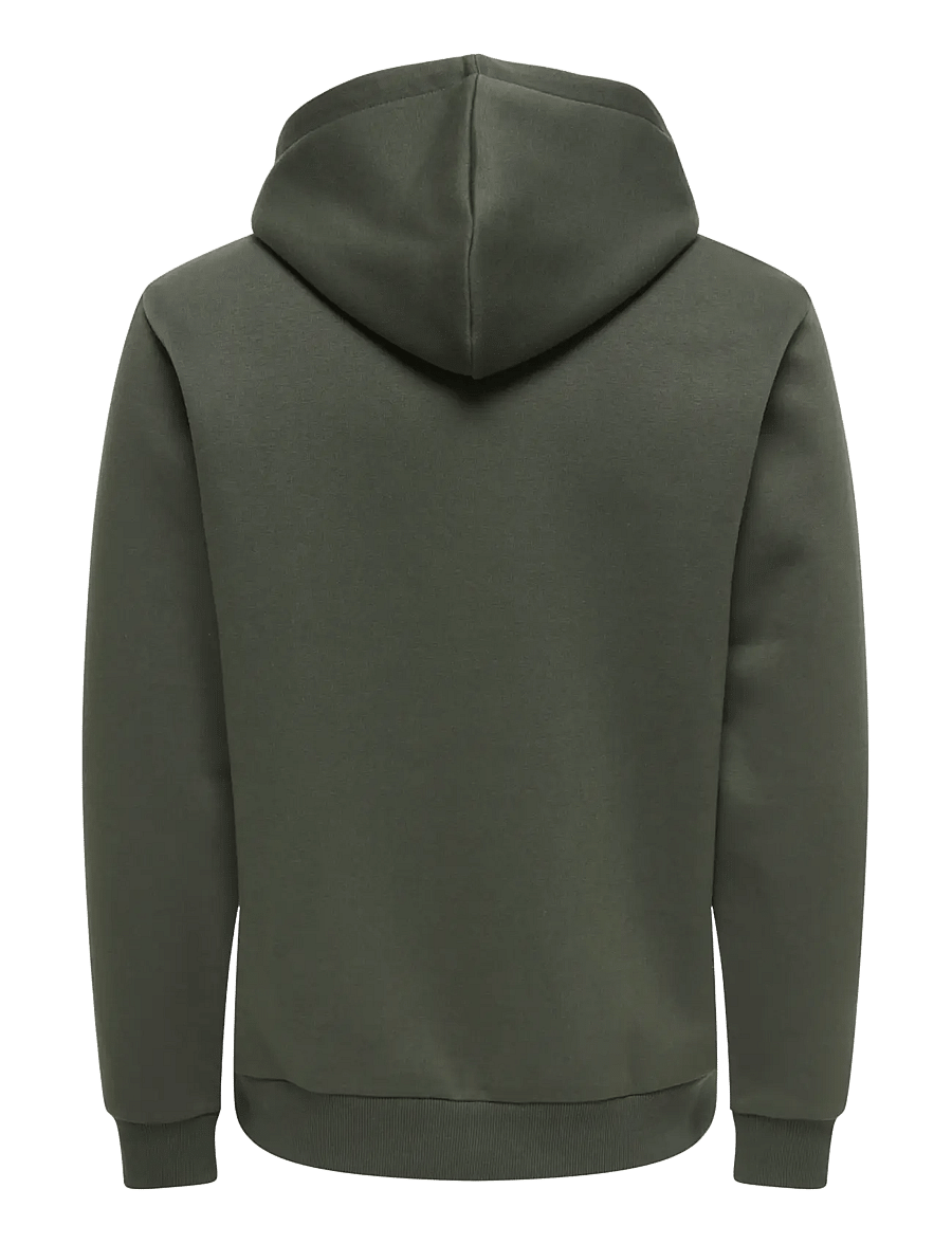ONLY & SONS - ONSCERES HOODIE SWEAT NOOS - kapuzenpullover - beluga - 2