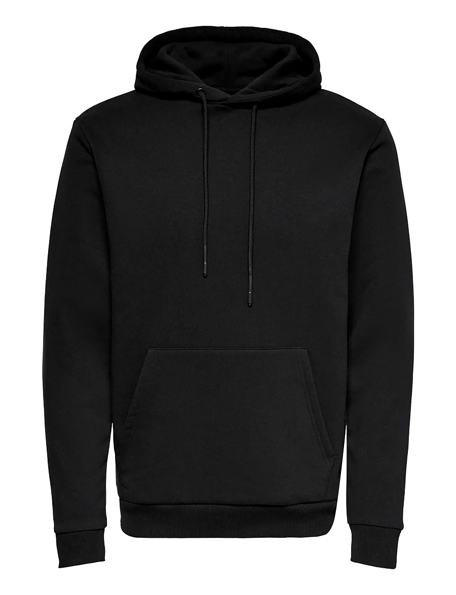 ONLY & SONS - ONSCERES HOODIE SWEAT NOOS - kapuutsiga pusad - black - 1