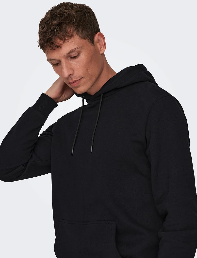 ONLY & SONS - ONSCERES HOODIE SWEAT NOOS - hoodies - black - 5