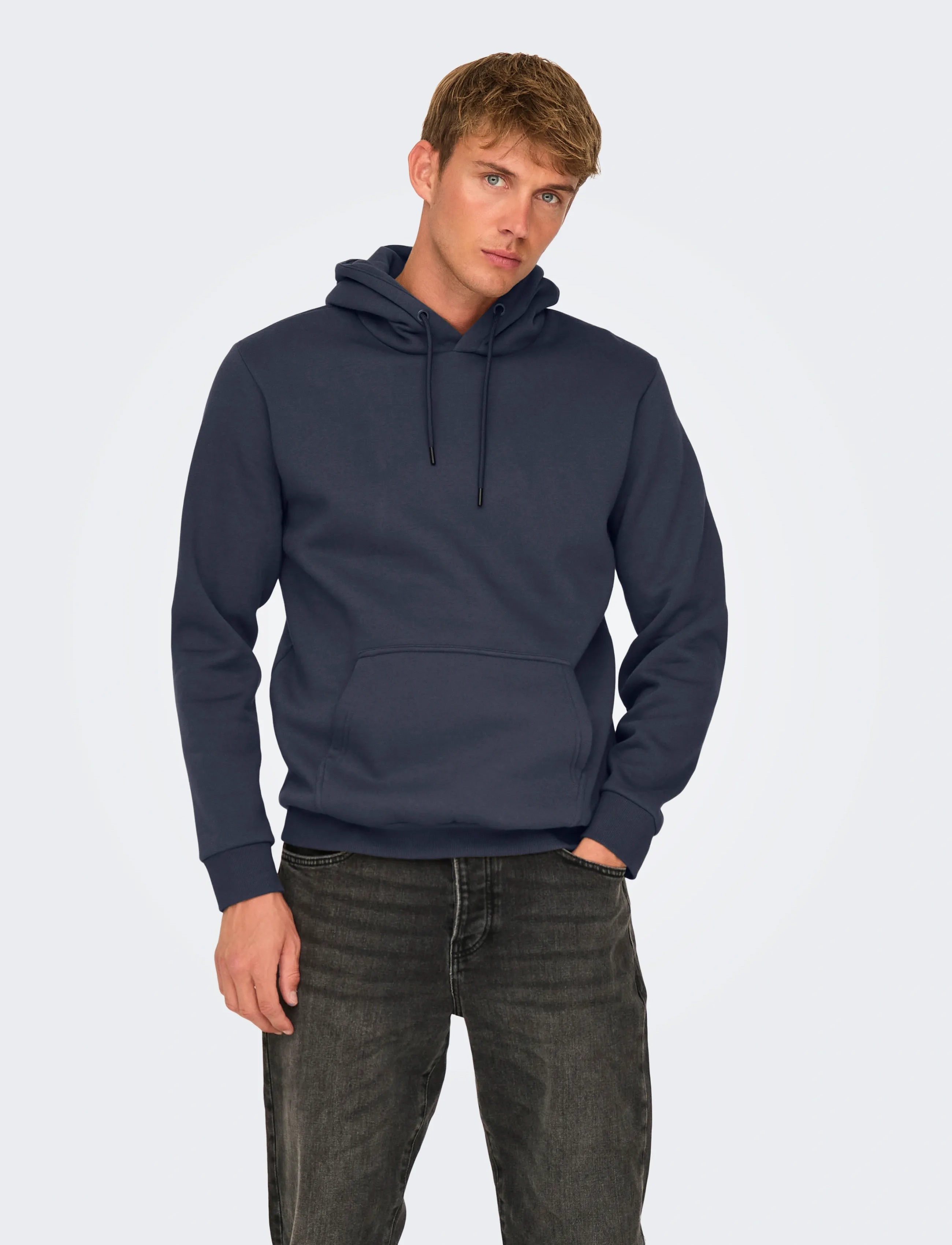ONLY & SONS ONSCERES HOODIE SWEAT NOOS - ONLY & SONS - BLUE NIGHTS / navy