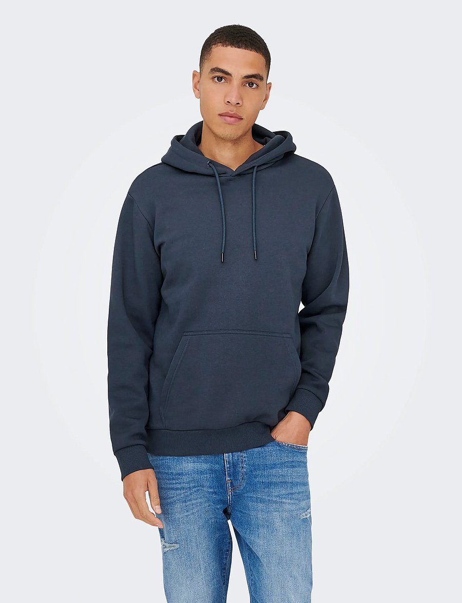 ONLY & SONS - ONSCERES HOODIE SWEAT NOOS - kapuzenpullover - blue nights - 0