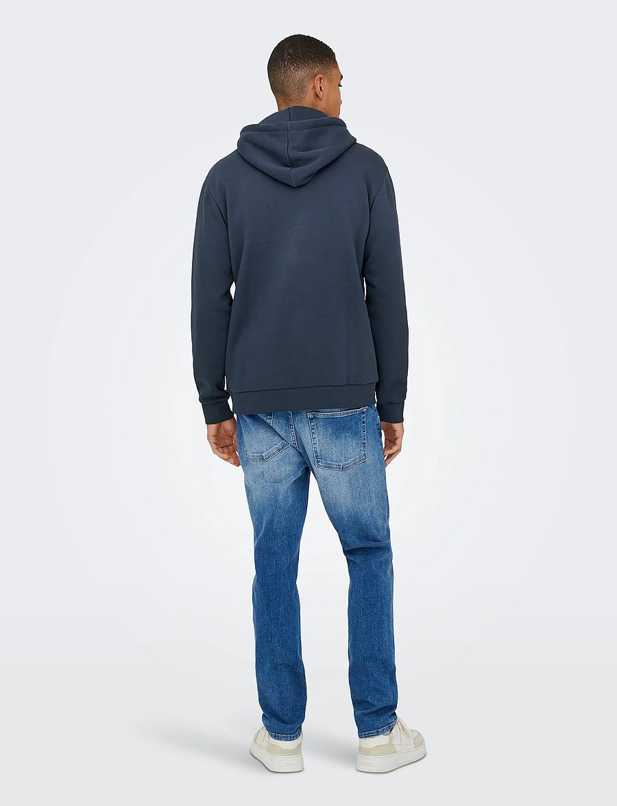 ONLY & SONS - ONSCERES HOODIE SWEAT NOOS - kapuzenpullover - blue nights - 3