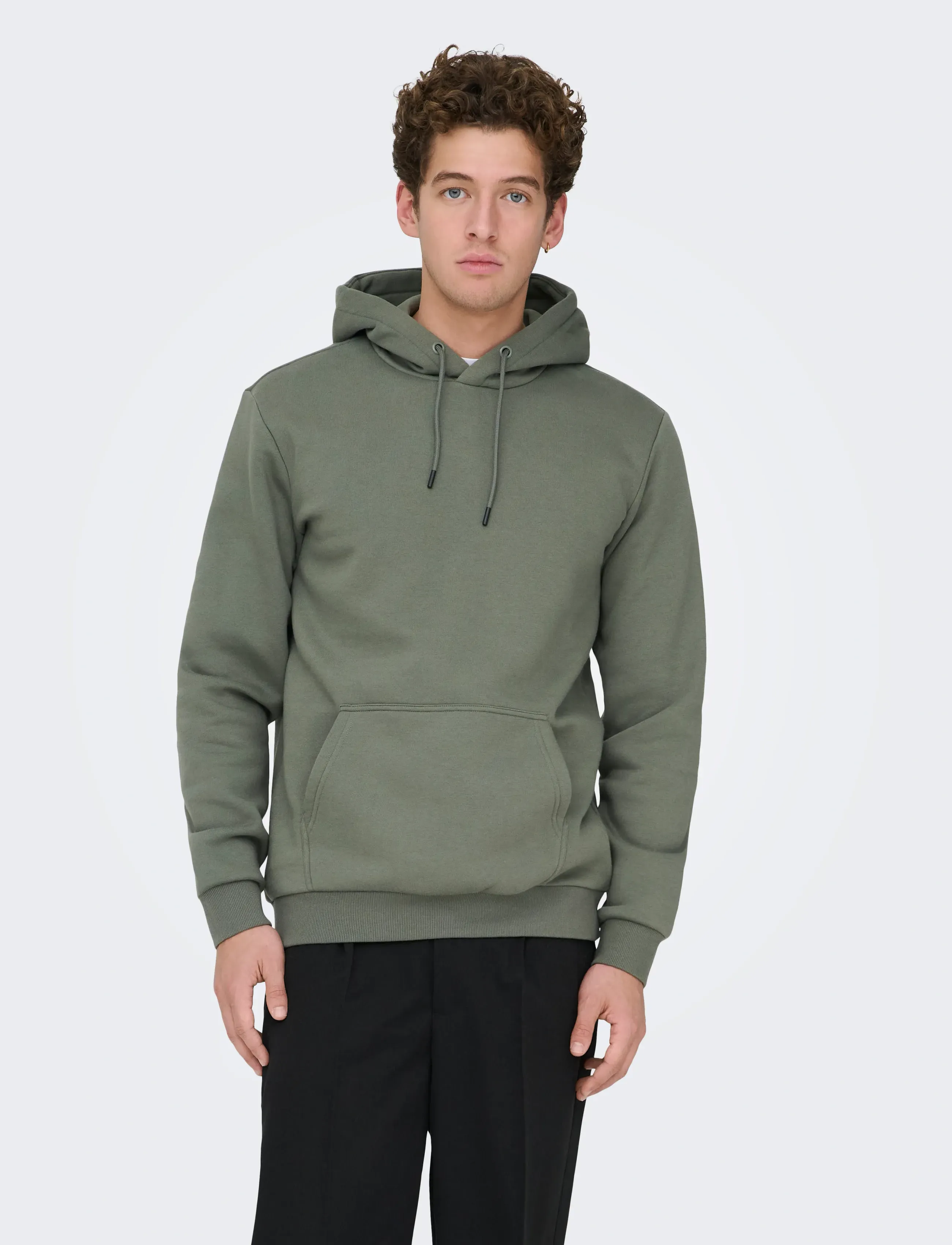 ONLY & SONS - ONSCERES HOODIE SWEAT NOOS - hættetrøjer - castor gray - 1