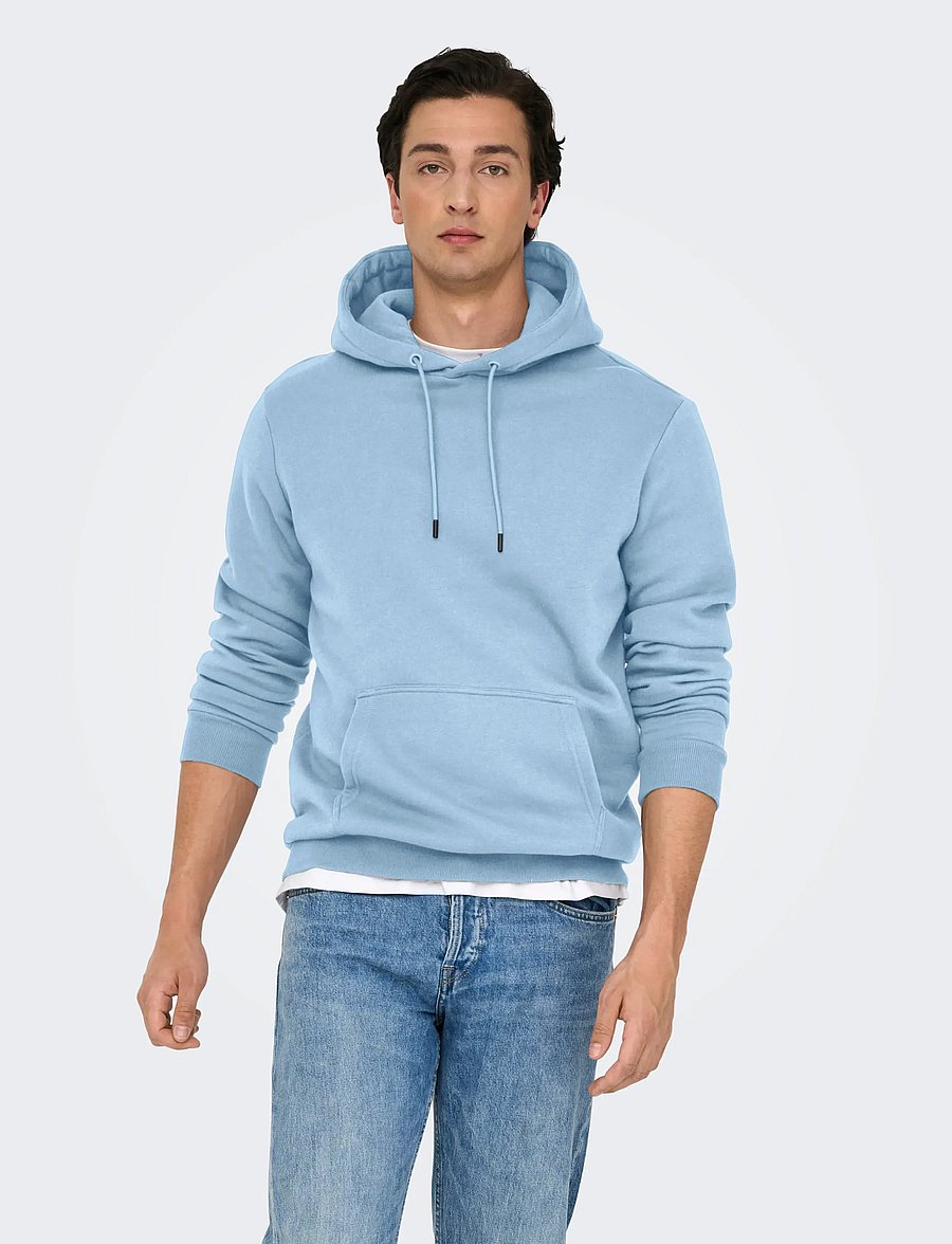 ONLY & SONS - ONSCERES HOODIE SWEAT NOOS - kapuzenpullover - cerulean - 0