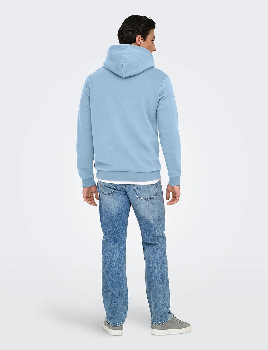 ONLY & SONS - ONSCERES HOODIE SWEAT NOOS - kapuzenpullover - cerulean - 3