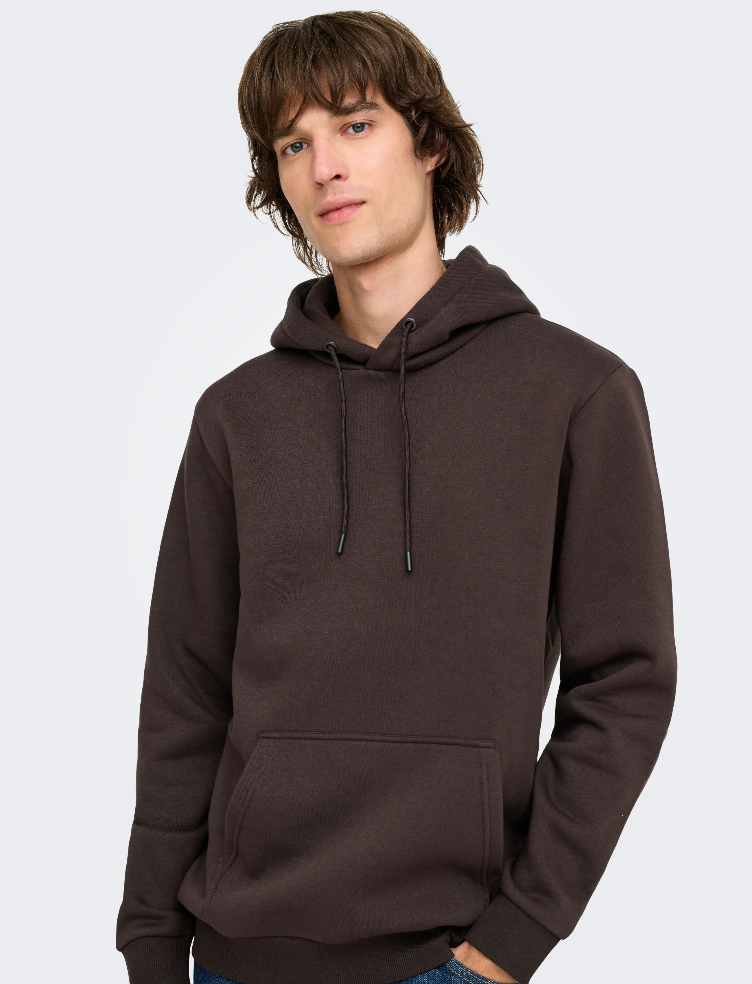 ONLY & SONS - ONSCERES HOODIE SWEAT NOOS - hoodies - coffee bean - 5