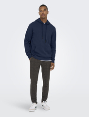 ONLY & SONS - ONSCERES HOODIE SWEAT NOOS - laveste priser - dress blues - 4