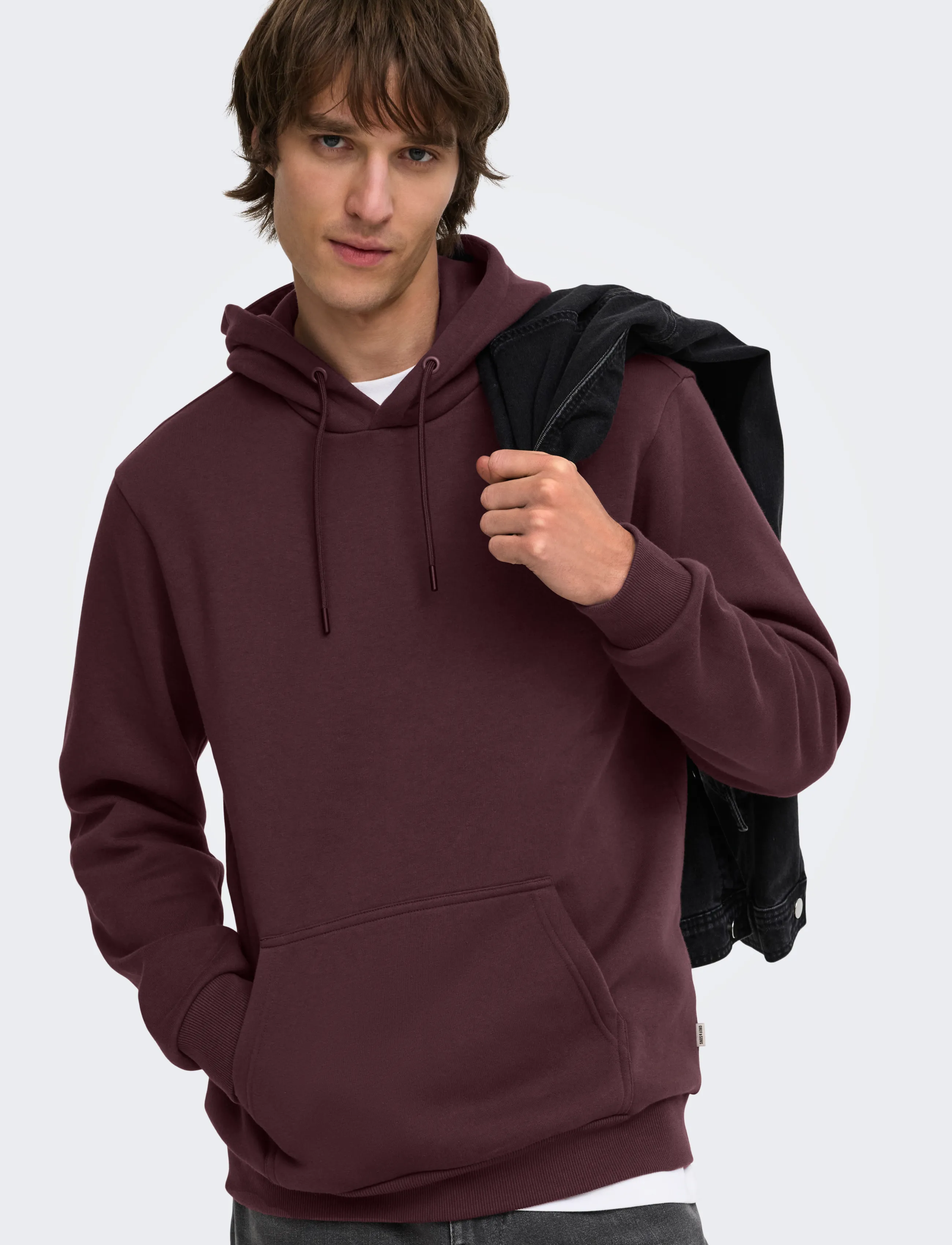 ONLY & SONS - ONSCERES HOODIE SWEAT NOOS - kapuzenpullover - huckleberry - 5