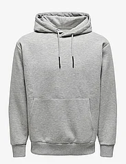 ONLY & SONS - ONSCERES HOODIE SWEAT NOOS - hoodies - light grey melange - 0