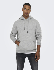 ONLY & SONS - ONSCERES HOODIE SWEAT NOOS - hoodies - light grey melange - 2