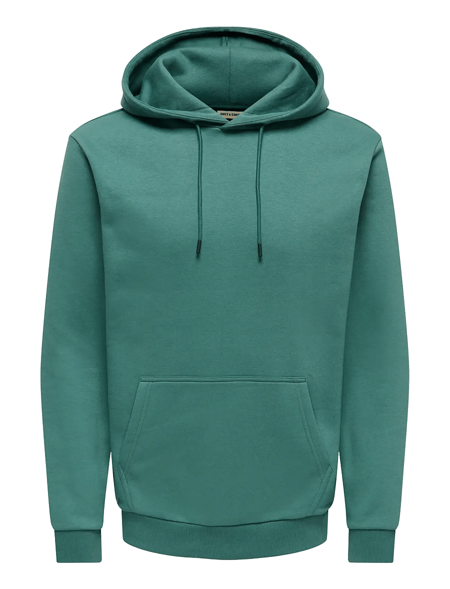 ONLY & SONS - ONSCERES HOODIE SWEAT NOOS - kapuzenpullover - mallard green - 1