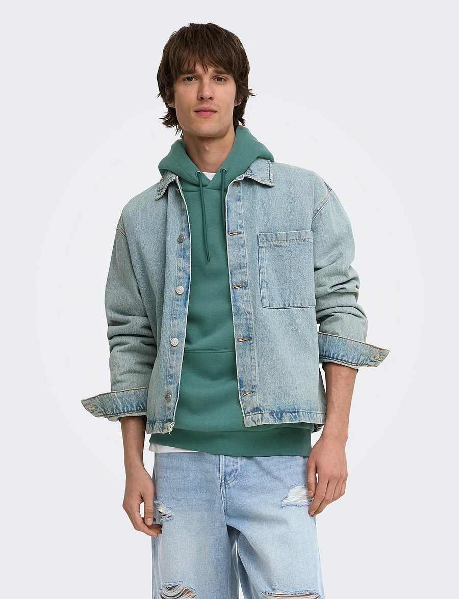 ONLY & SONS - ONSCERES HOODIE SWEAT NOOS - kapuzenpullover - mallard green - 0