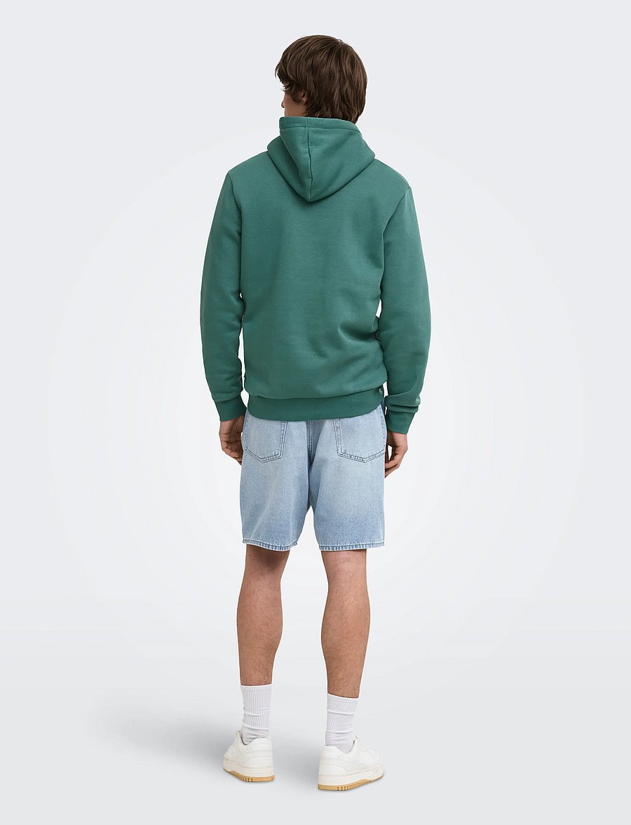 ONLY & SONS - ONSCERES HOODIE SWEAT NOOS - kapuzenpullover - mallard green - 2