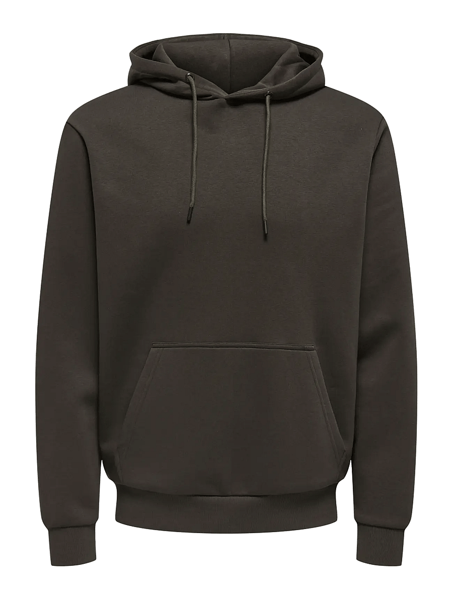 ONLY & SONS - ONSCERES HOODIE SWEAT NOOS - kapuzenpullover - mulch - 1