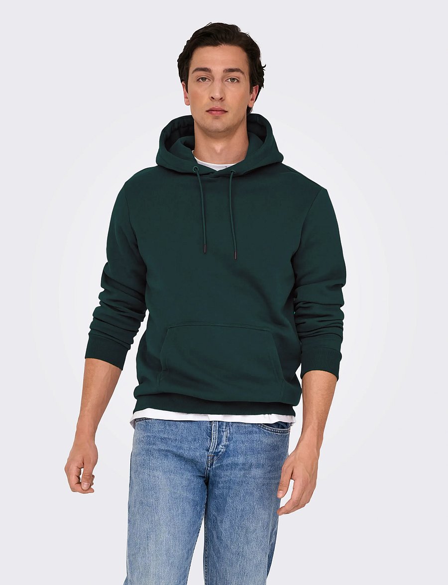 ONLY & SONS - ONSCERES HOODIE SWEAT NOOS - kapuzenpullover - pine grove - 0