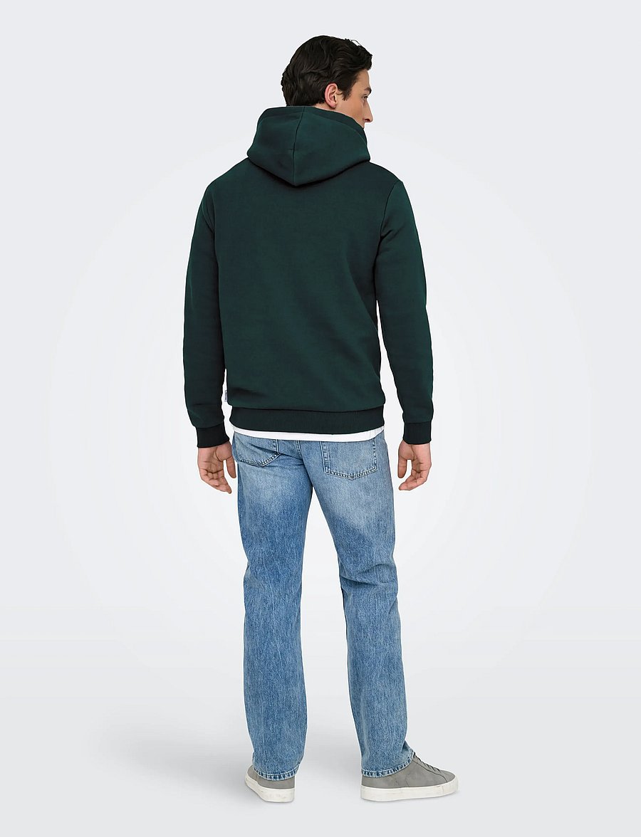 ONLY & SONS - ONSCERES HOODIE SWEAT NOOS - kapuzenpullover - pine grove - 3