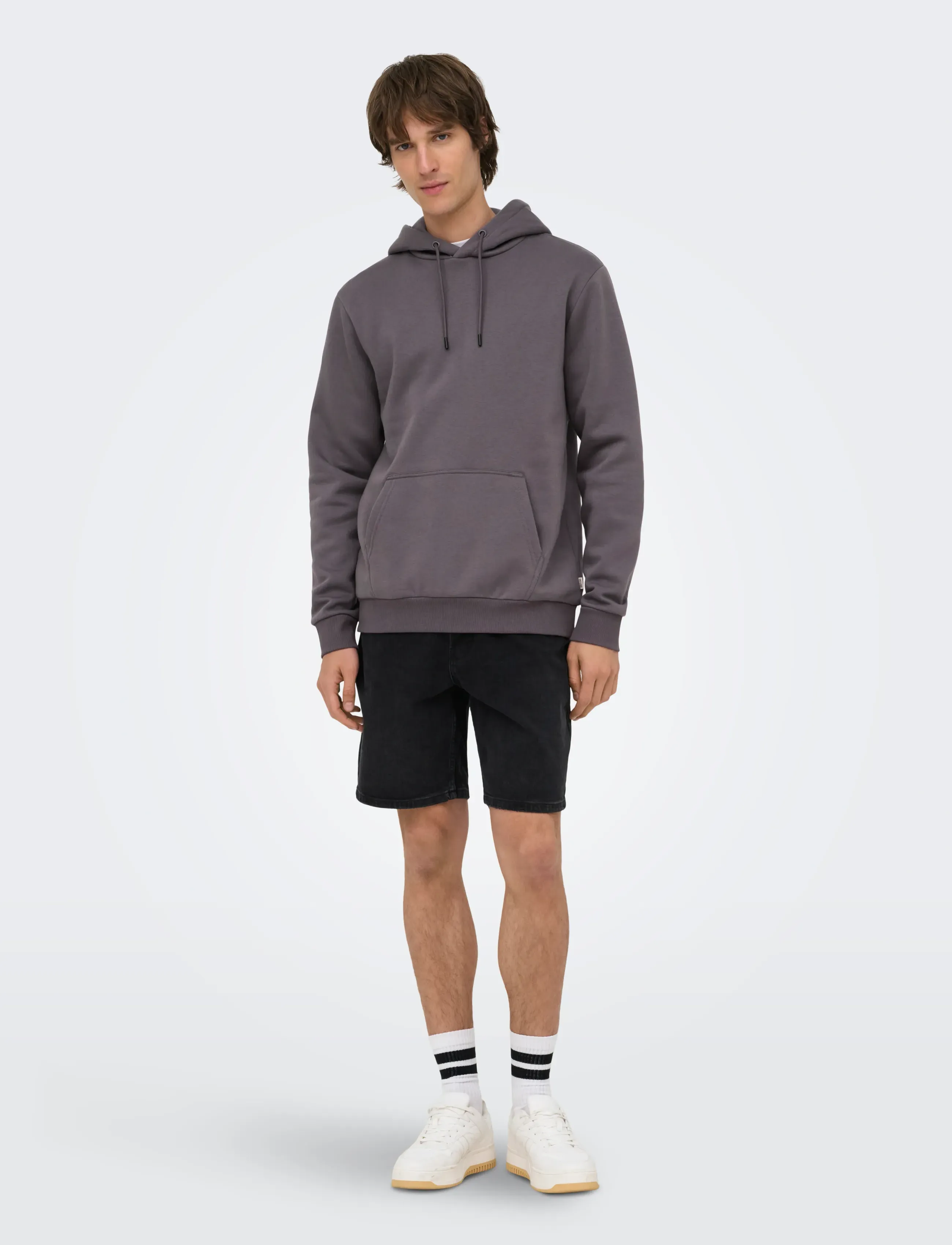 ONLY & SONS - ONSCERES HOODIE SWEAT NOOS - hættetrøjer - rabbit - 4
