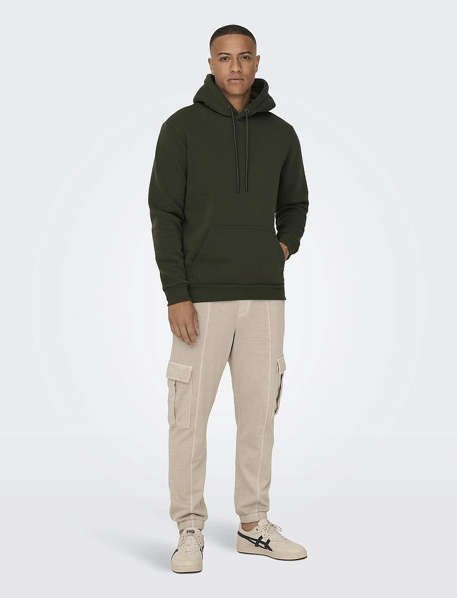 ONLY & SONS - ONSCERES HOODIE SWEAT NOOS - kapuzenpullover - rosin - 5