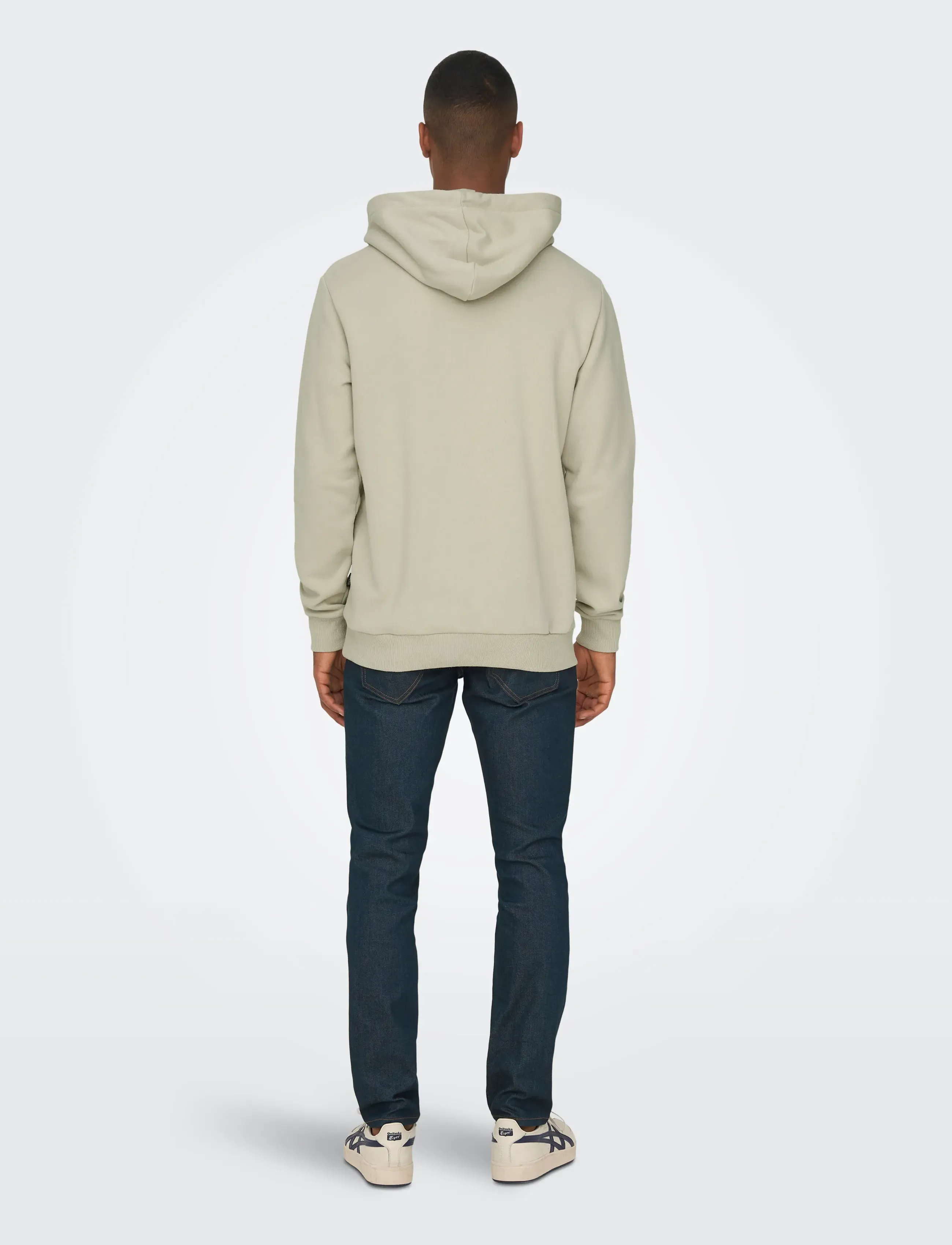 ONLY & SONS - ONSCERES HOODIE SWEAT NOOS - hættetrøjer - silver lining - 3