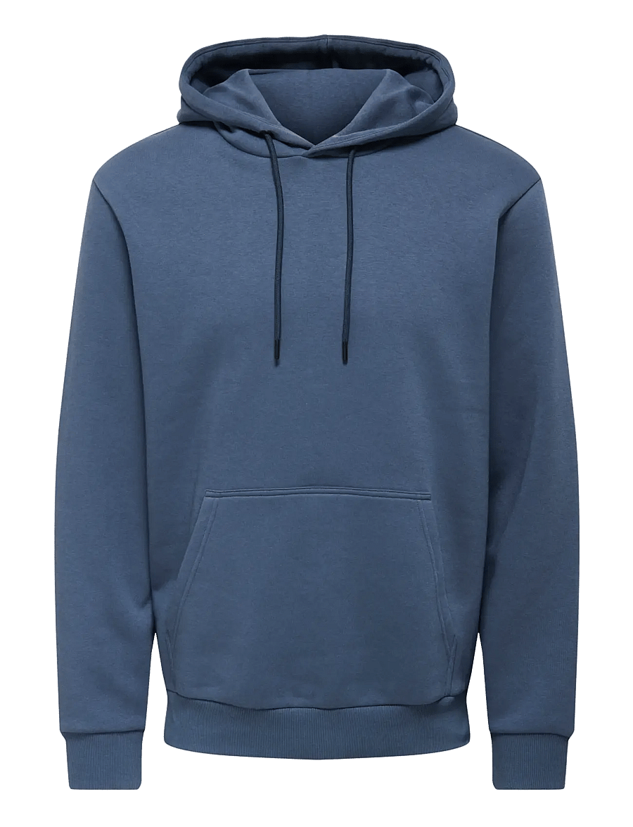 ONLY & SONS - ONSCERES HOODIE SWEAT NOOS - kapuzenpullover - vintage indigo - 1