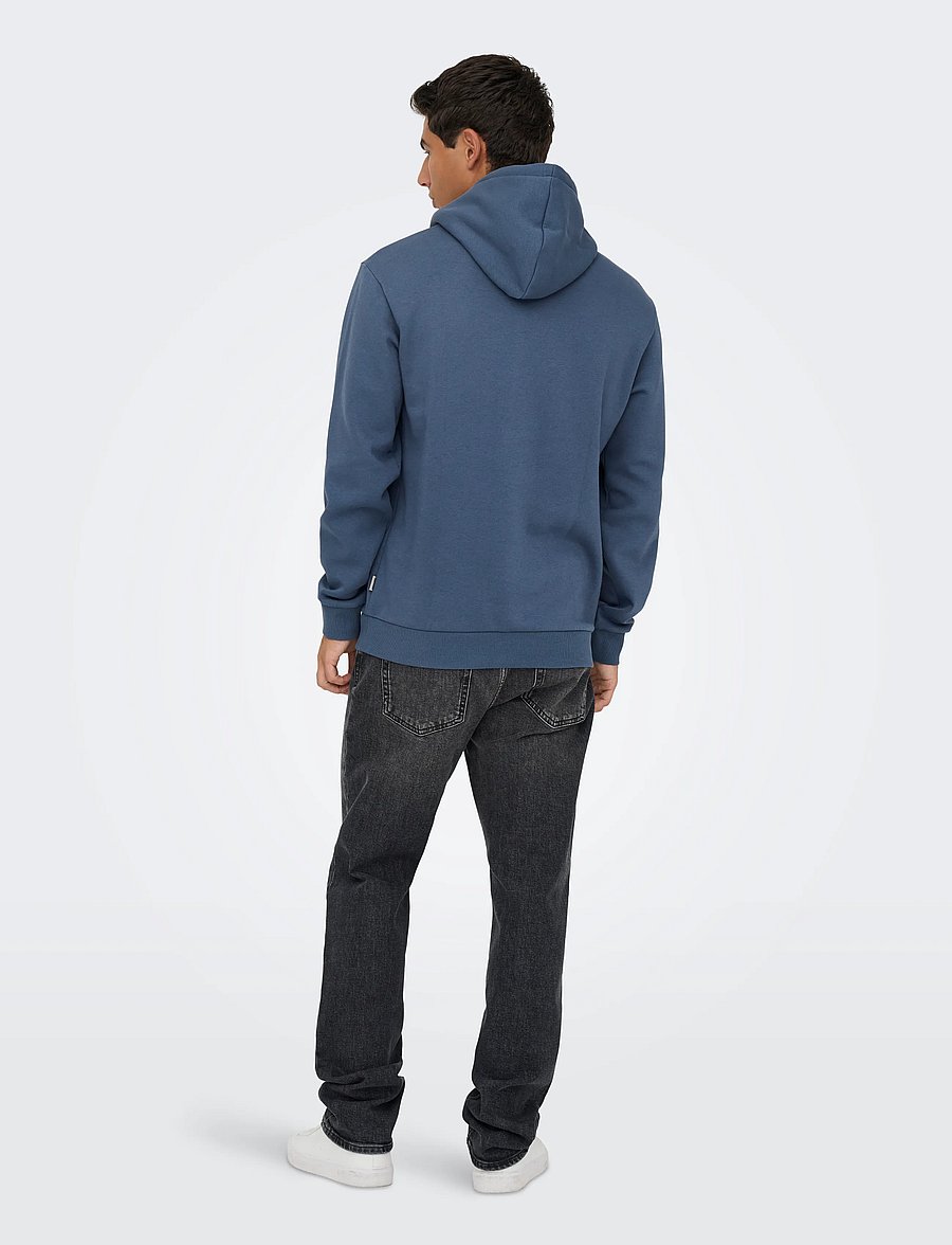 ONLY & SONS - ONSCERES HOODIE SWEAT NOOS - kapuzenpullover - vintage indigo - 3