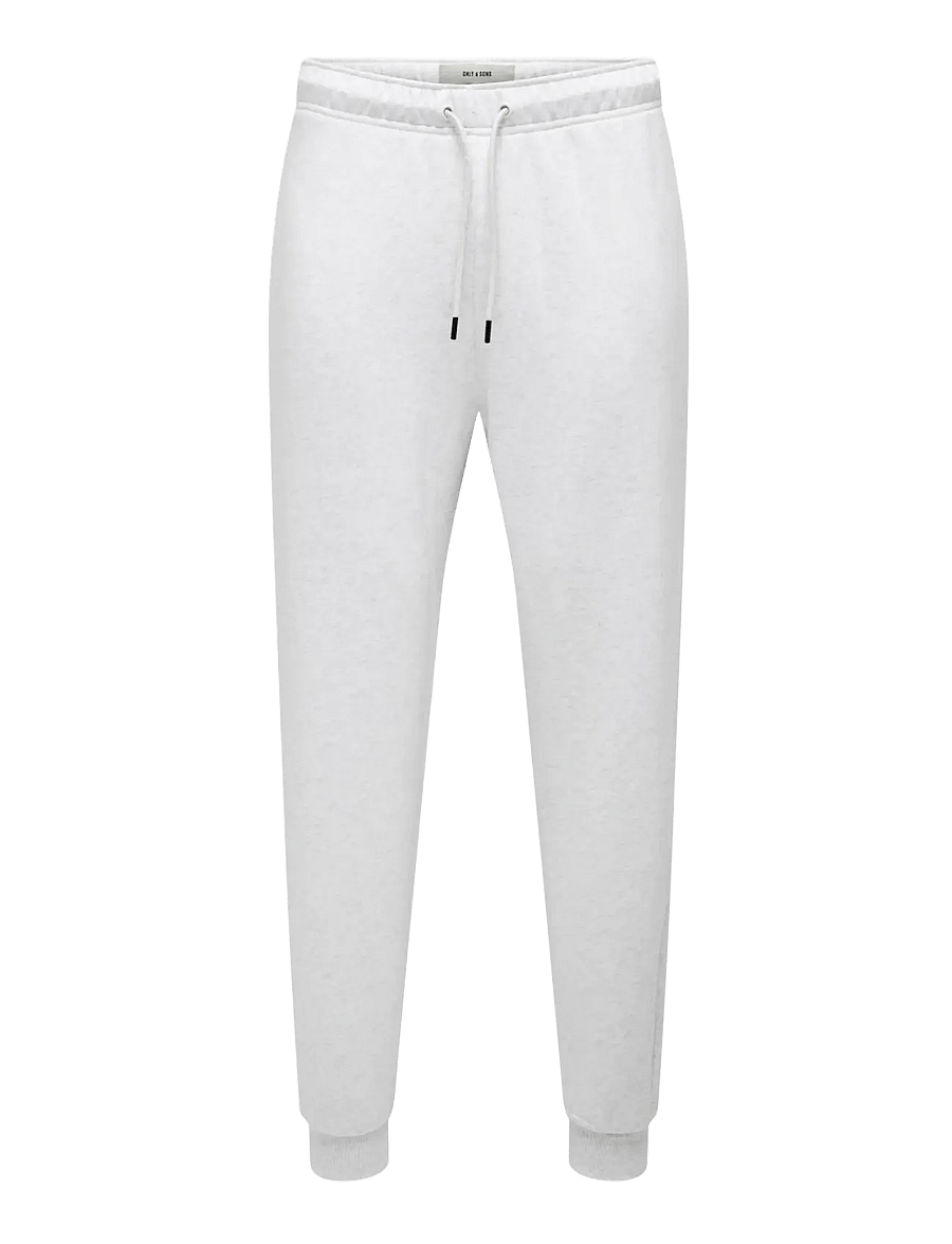 ONLY & SONS - ONSCERES REG SWEAT PANTS NOOS - kollektioner - super light grey melange - 1