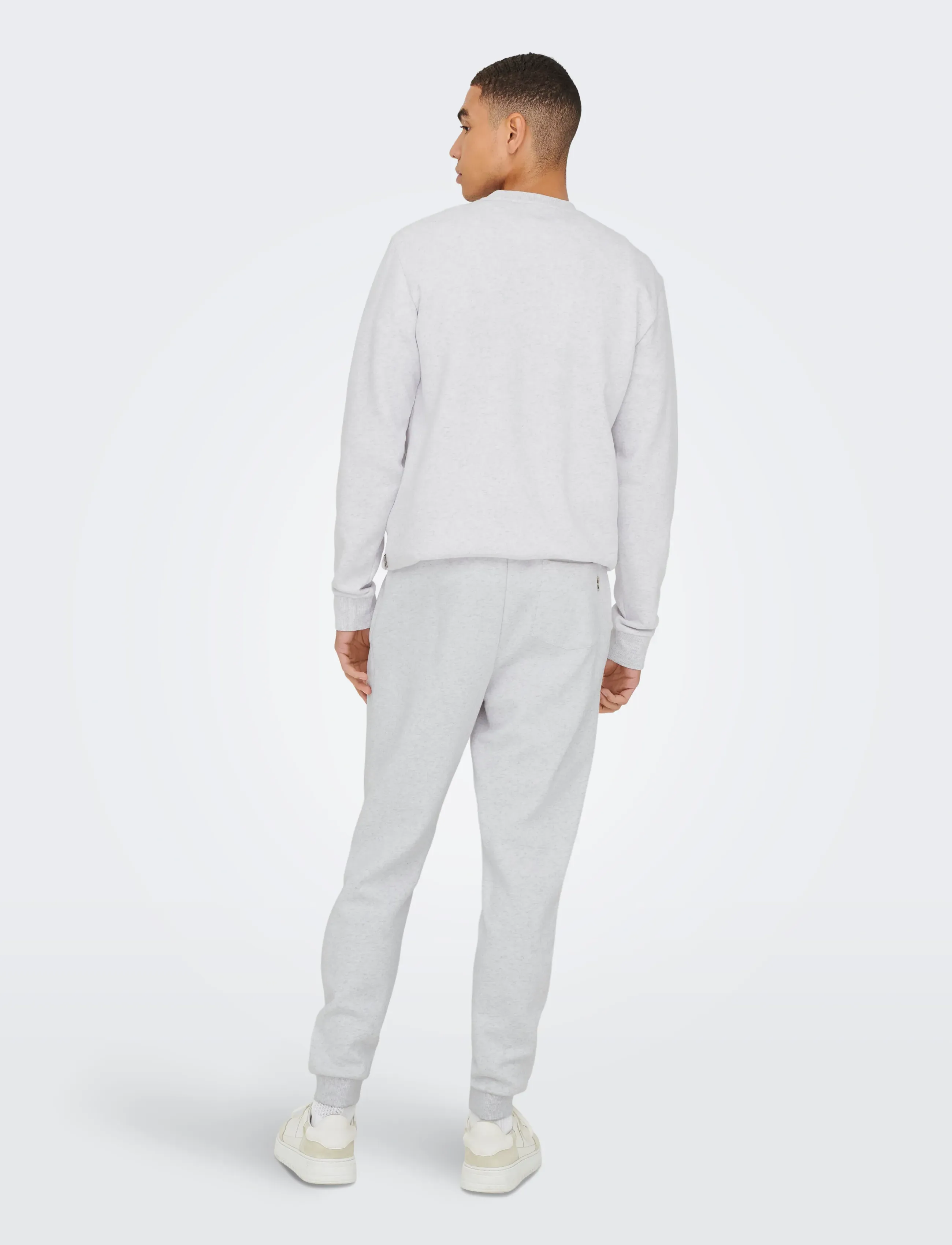 ONLY & SONS - ONSCERES REG SWEAT PANTS NOOS - kollektioner - super light grey melange - 3