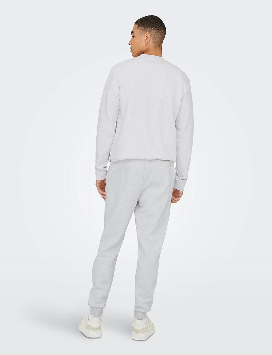 ONLY & SONS - ONSCERES REG SWEAT PANTS NOOS - kollektioner - super light grey melange - 3